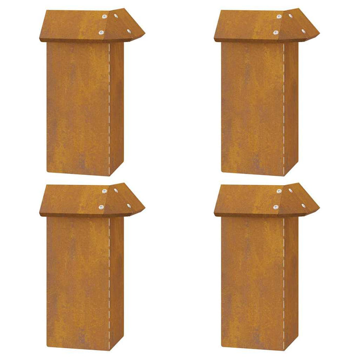 Recinzioni per lumache 8 pcs Ruggine 874881