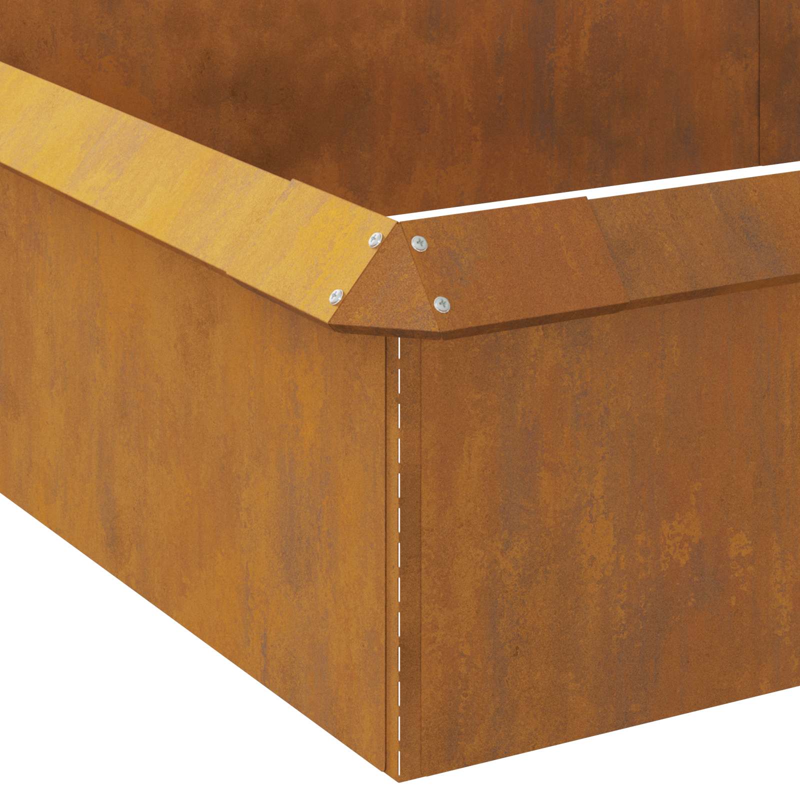 Recinzioni per lumache 16 pcs Ruggine 874890