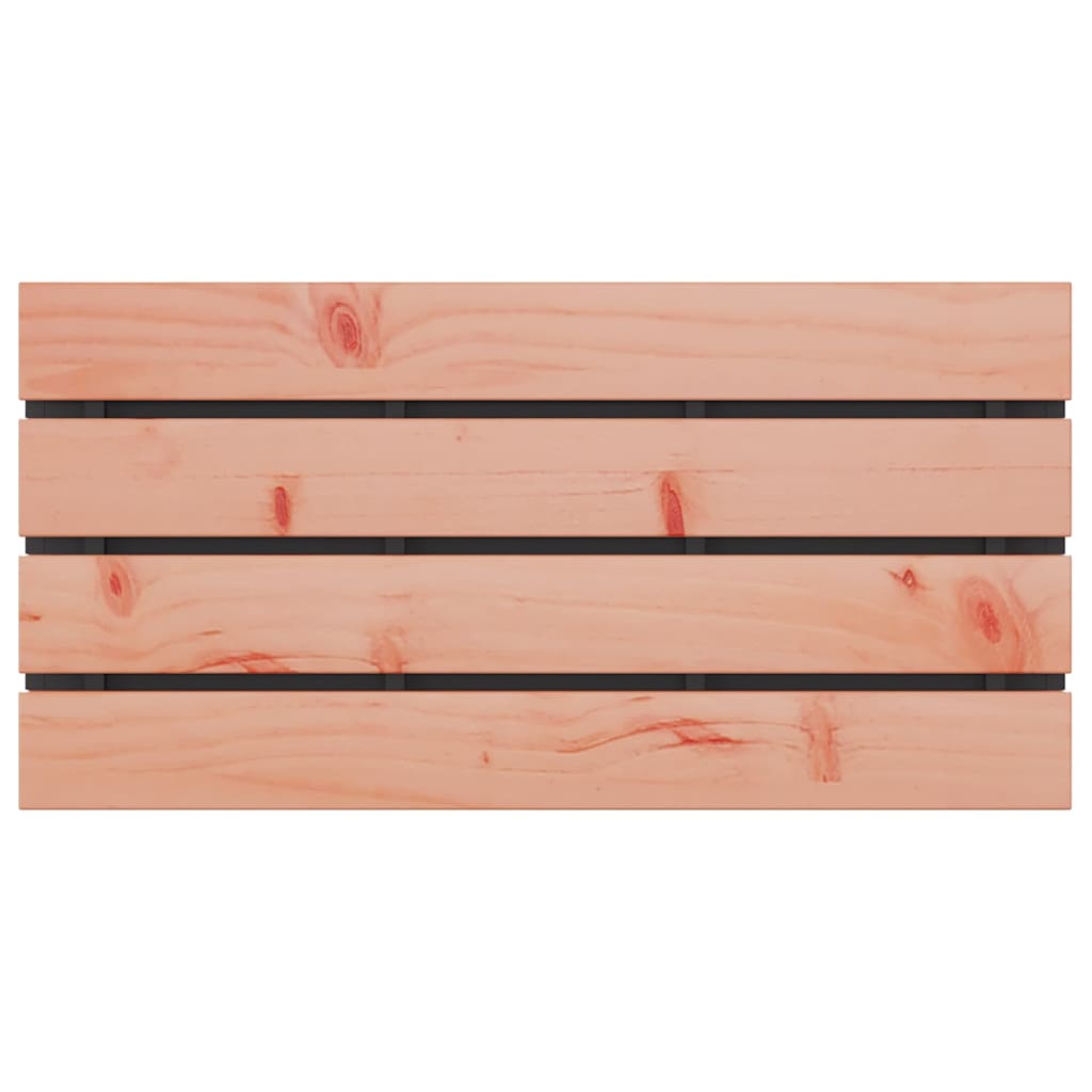 Panchina da giardino Nero 80 x 40 x 43 cm Acciaio 874898