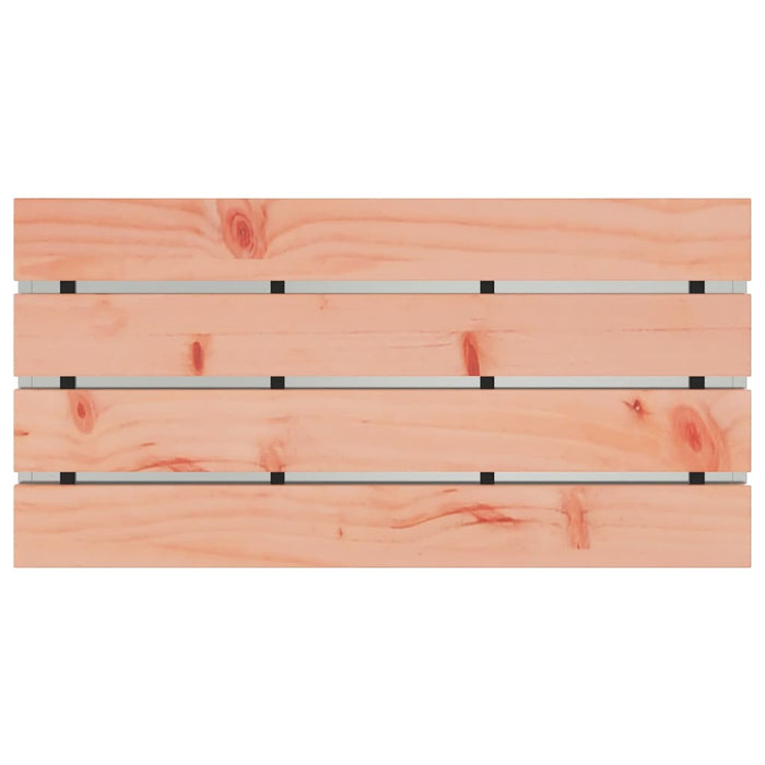 Panchina da giardino Argento 80 x 40 x 43 cm Acciaio zincato 874903