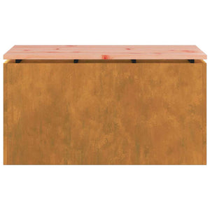 Panchina da giardino Ruggine 80 x 40 x 43 cm acciaio corten 874904