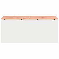 Panchina da giardino Bianco 100 x 40 x 43 cm Acciaio 874906