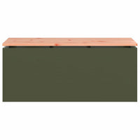 Panchina da giardino Oliver verde 100 x 40 x 43 cm Acciaio 874908