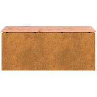 Panchina da giardino Ruggine 100 x 40 x 43 cm acciaio corten 874911
