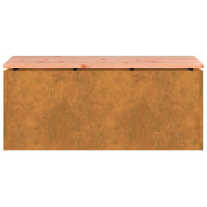 Panchina da giardino Ruggine 100 x 40 x 43 cm acciaio corten 874911