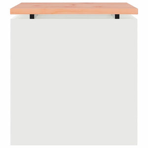 Panchina da giardino Bianco 40 x 40 x 43 cm Acciaio 874913