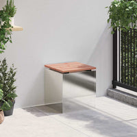 Panchina da giardino Argento 40 x 40 x 43 cm 874916