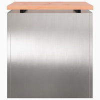 Panchina da giardino Argento 40 x 40 x 43 cm 874916