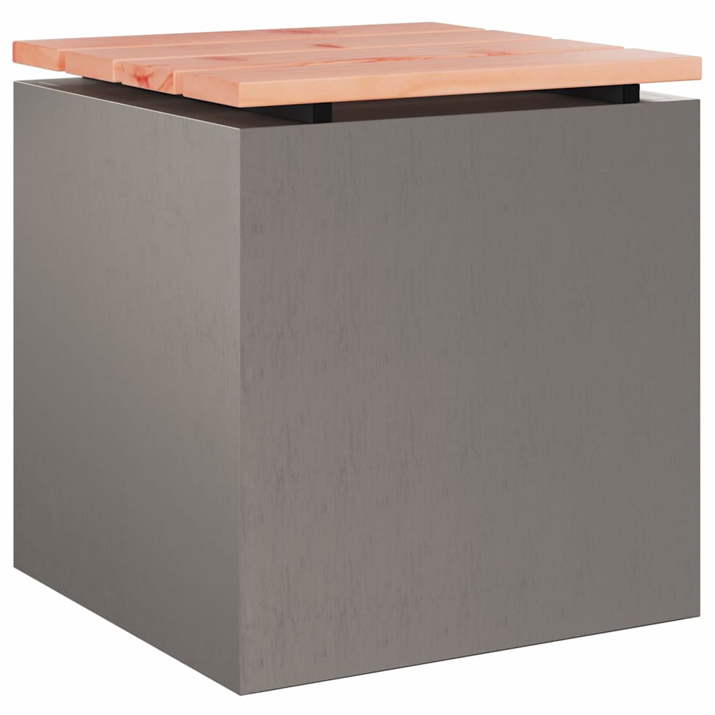 Panchina da giardino Ruggine 40 x 40 x 43 cm acciaio corten 874918