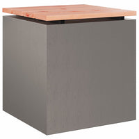Panchina da giardino Ruggine 40 x 40 x 43 cm acciaio corten 874918