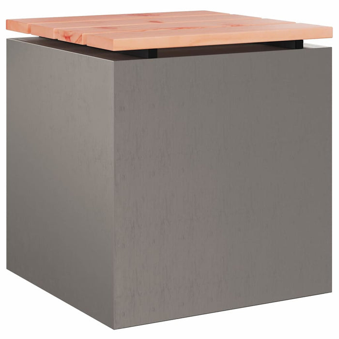 Panchina da giardino Ruggine 40 x 40 x 43 cm acciaio corten 874918