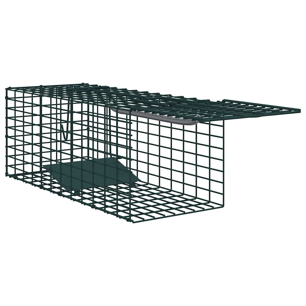 Trappola per animali Verde 31 x 13 x 12cm Acciaio 42017309