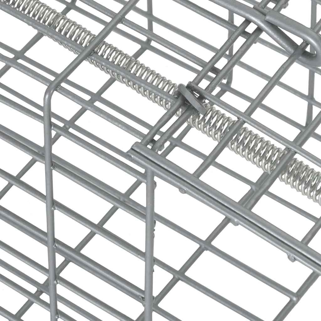 Trappola per animali Antracite 31 x 13 x 12cm Acciaio 42017310