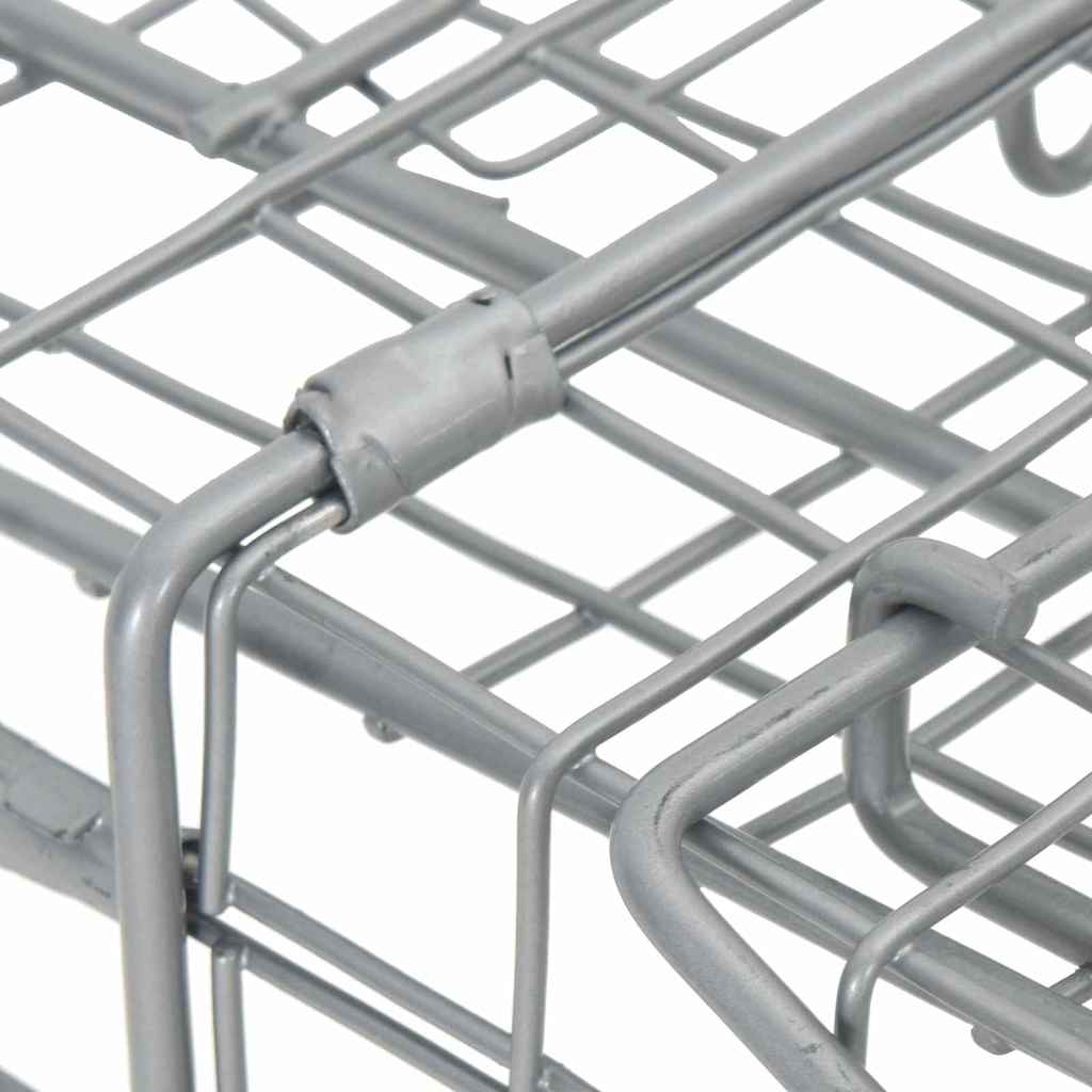 Trappola per animali Antracite 61 x 20 x 21.5 cm Acciaio 42017312