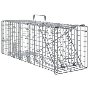Trappola per animali Antracite 61 x 20 x 21.5 cm Acciaio 42017312
