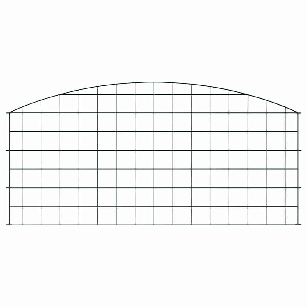 Set di Recinzione per Stagno 5 pcs Verde 100 x 50 cm Acciaio 42017313