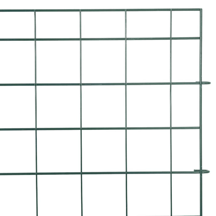 Set di Recinzione per Stagno 5 pcs Verde 100 x 50 cm Acciaio 42017314