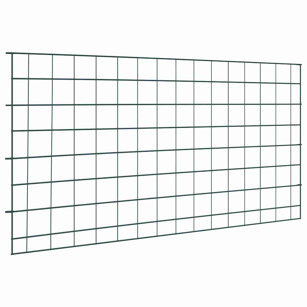 Set di Recinzione per Stagno 5 pcs Verde 100 x 50 cm Acciaio 42017314