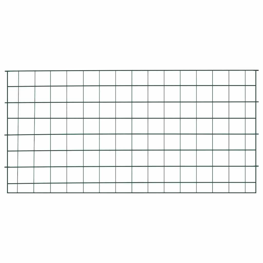 Set di Recinzione per Stagno 5 pcs Verde 100 x 50 cm Acciaio 42017314