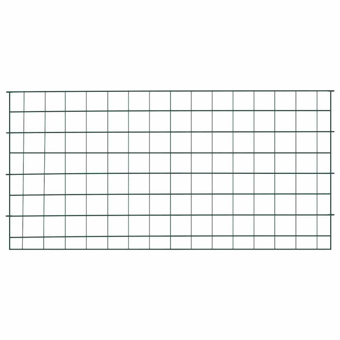 Set di Recinzione per Stagno 5 pcs Verde 100 x 50 cm Acciaio 42017314