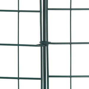 Set di Recinzione per Stagno 5 pcs Verde 100 x 50 cm Acciaio 42017315