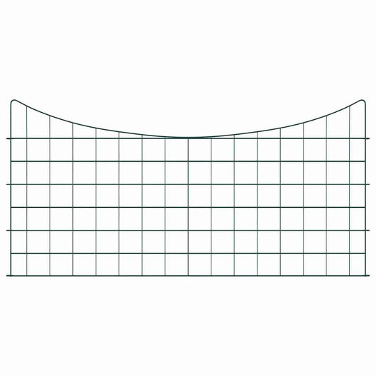 Set di Recinzione per Stagno 5 pcs Verde 100 x 50 cm Acciaio 42017315