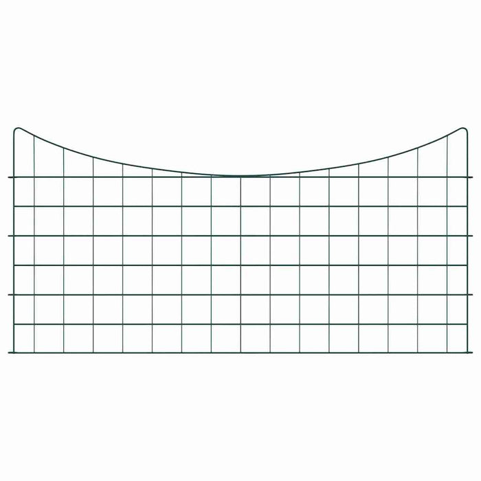 Set di Recinzione per Stagno 5 pcs Verde 100 x 50 cm Acciaio 42017315