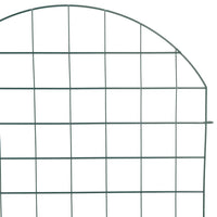 Set di Recinzione per Stagno 8 pcs Verde 50 x 80 cm Acciaio 42017317