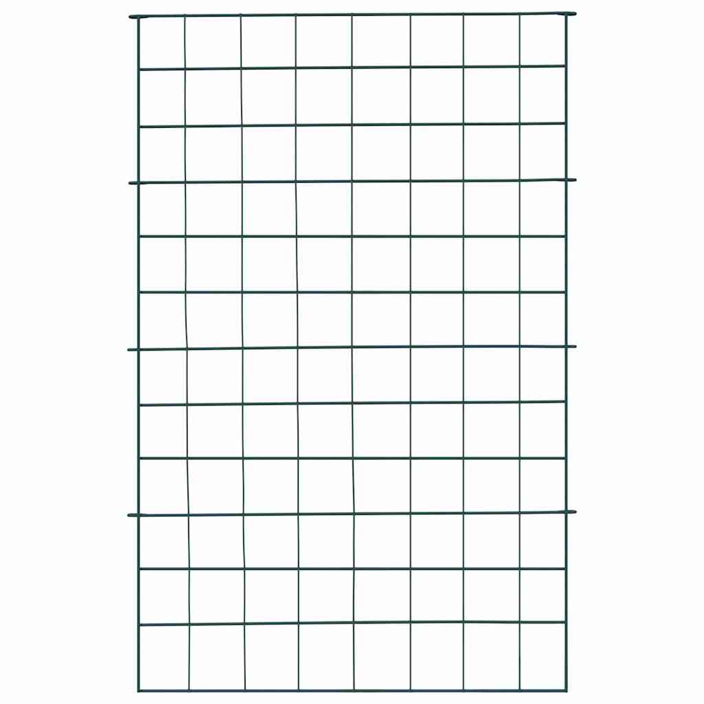 Set di Recinzione per Stagno 8 pcs Verde 50 x 80 cm Acciaio 42017318