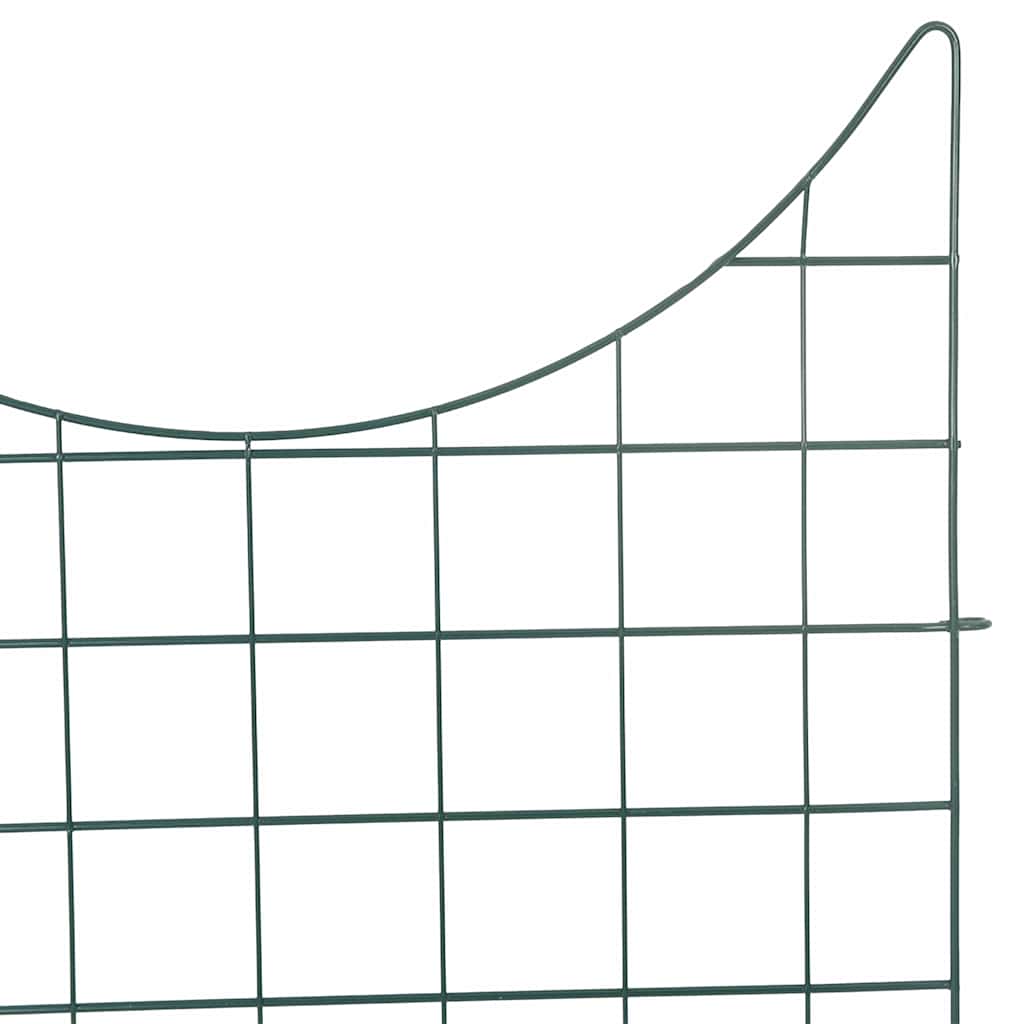 Set di Recinzione per Stagno 8 pcs Verde 50 x 80 cm Acciaio 42017319