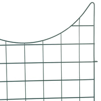 Set di Recinzione per Stagno 8 pcs Verde 50 x 80 cm Acciaio 42017319