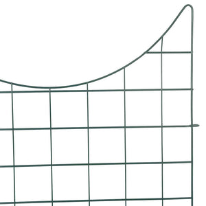 Set di Recinzione per Stagno 8 pcs Verde 50 x 80 cm Acciaio 42017319