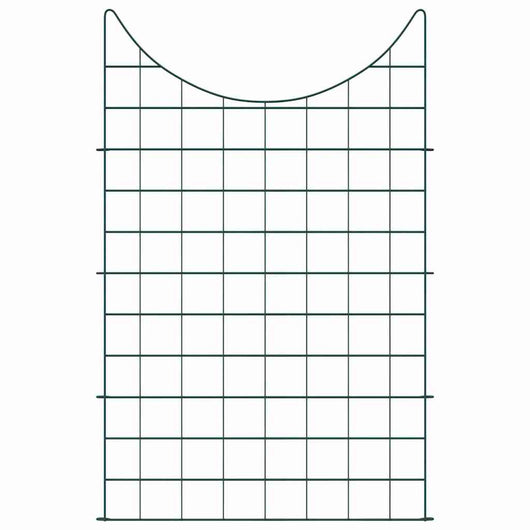 Set di Recinzione per Stagno 8 pcs Verde 50 x 80 cm Acciaio 42017319