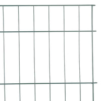 Set di Recinzione per Stagno 8 pcs Verde 50 x 80 cm Acciaio 42017320