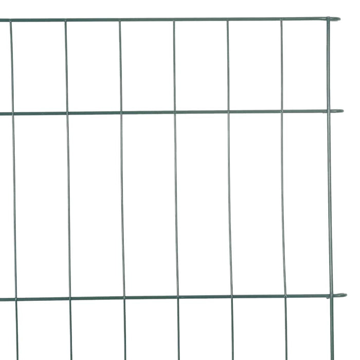 Set di Recinzione per Stagno 8 pcs Verde 50 x 80 cm Acciaio 42017320