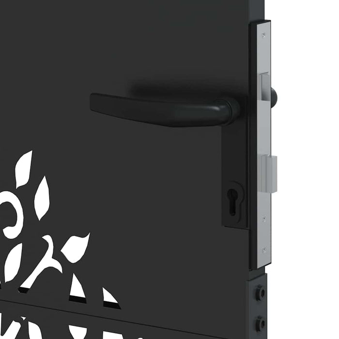 Cancello da giardino, Cancello da Giardino 85x75 cm Design Albero in Acciaio Corten 42015861