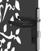 Cancello da giardino, Cancello da Giardino 85x75 cm Design Albero in Acciaio Corten 42015862