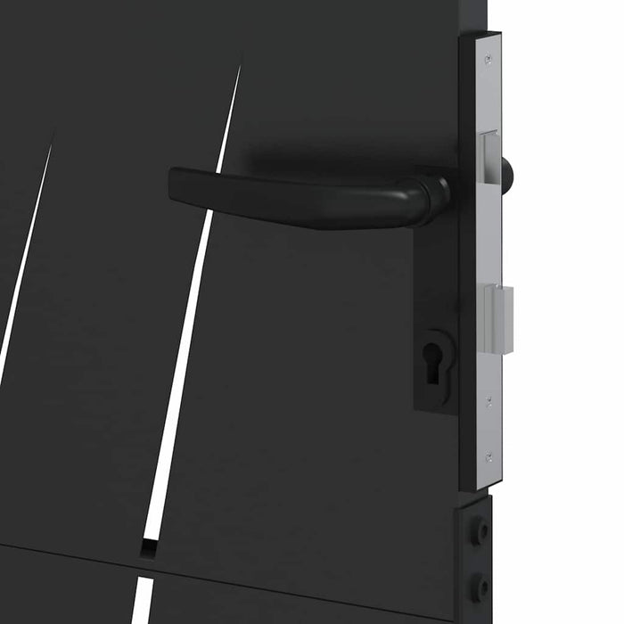 Cancello da giardino, Cancello da Giardino 105x75 cm Acciaio Corten Design Erba 42015891