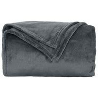 Coperta Grigio scuro 130 x 150 cm Panno 42016765