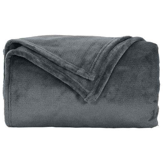 Coperta Grigio scuro 130 x 150 cm Panno 42016765