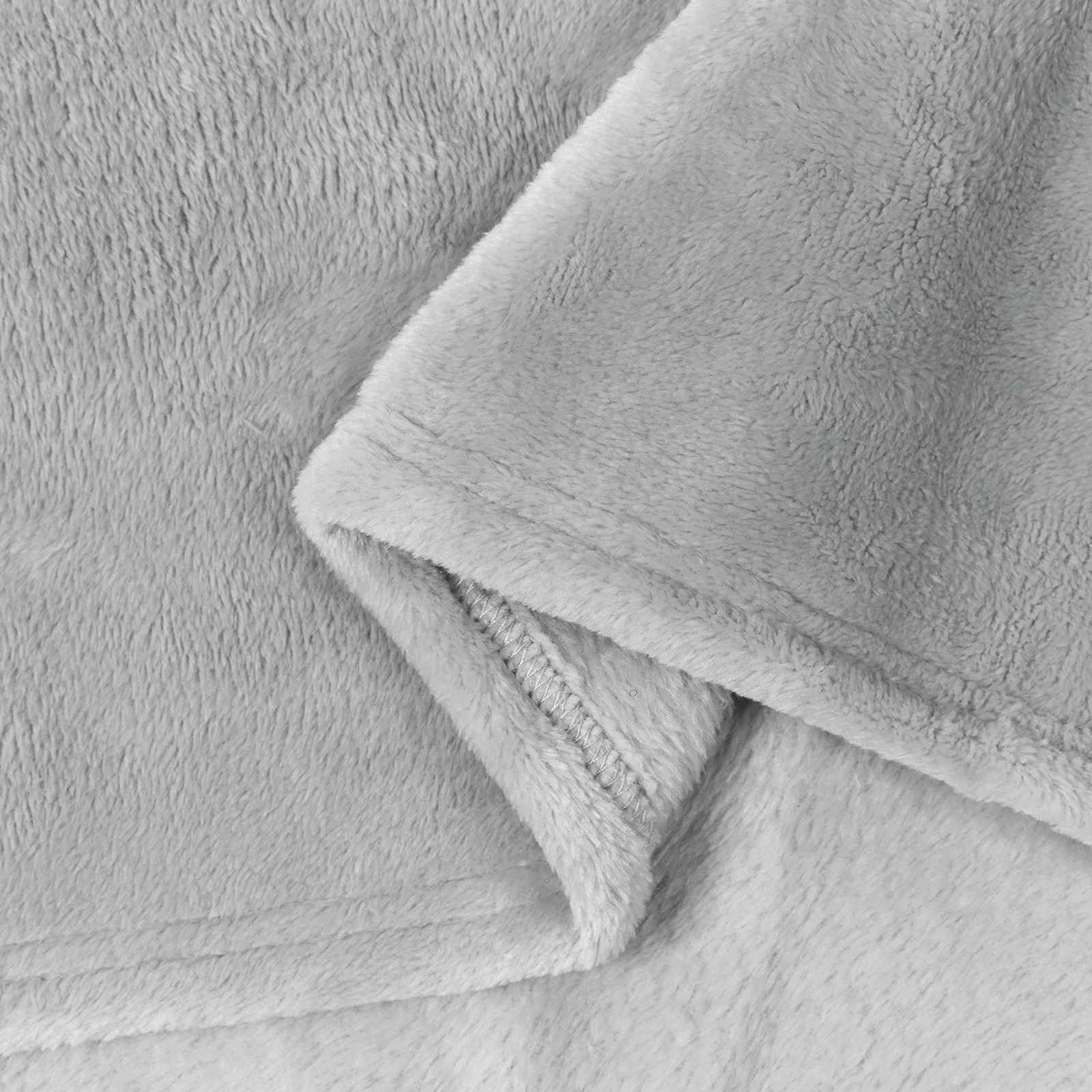 Coperta Grigio 240 x 270 cm Panno 42016772