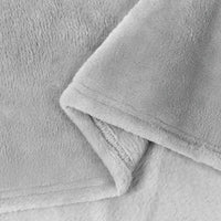 Coperte da Pile 6 pcs Grigio 220 x 240 cm Panno 42016803