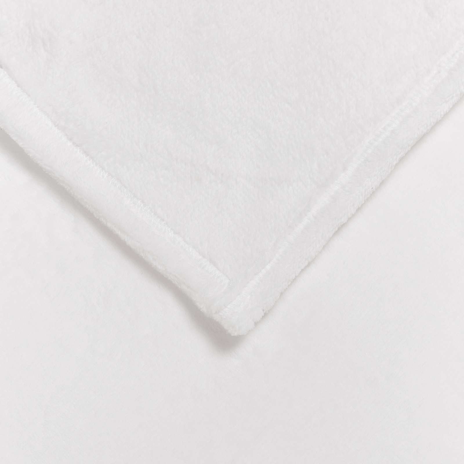 Coperte da Pile 6 pcs Bianco 130 x 150 cm Panno 42016813