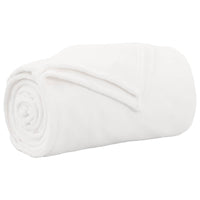 Coperte da Pile 6 pcs Bianco 220 x 240 cm Panno 42016815