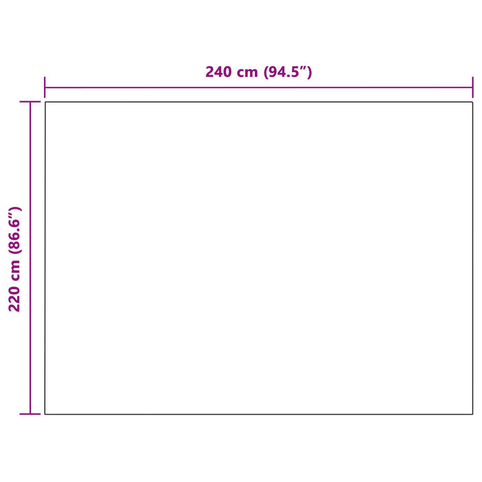 Coperte da Pile 6 pcs Bianco 220 x 240 cm Panno 42016815