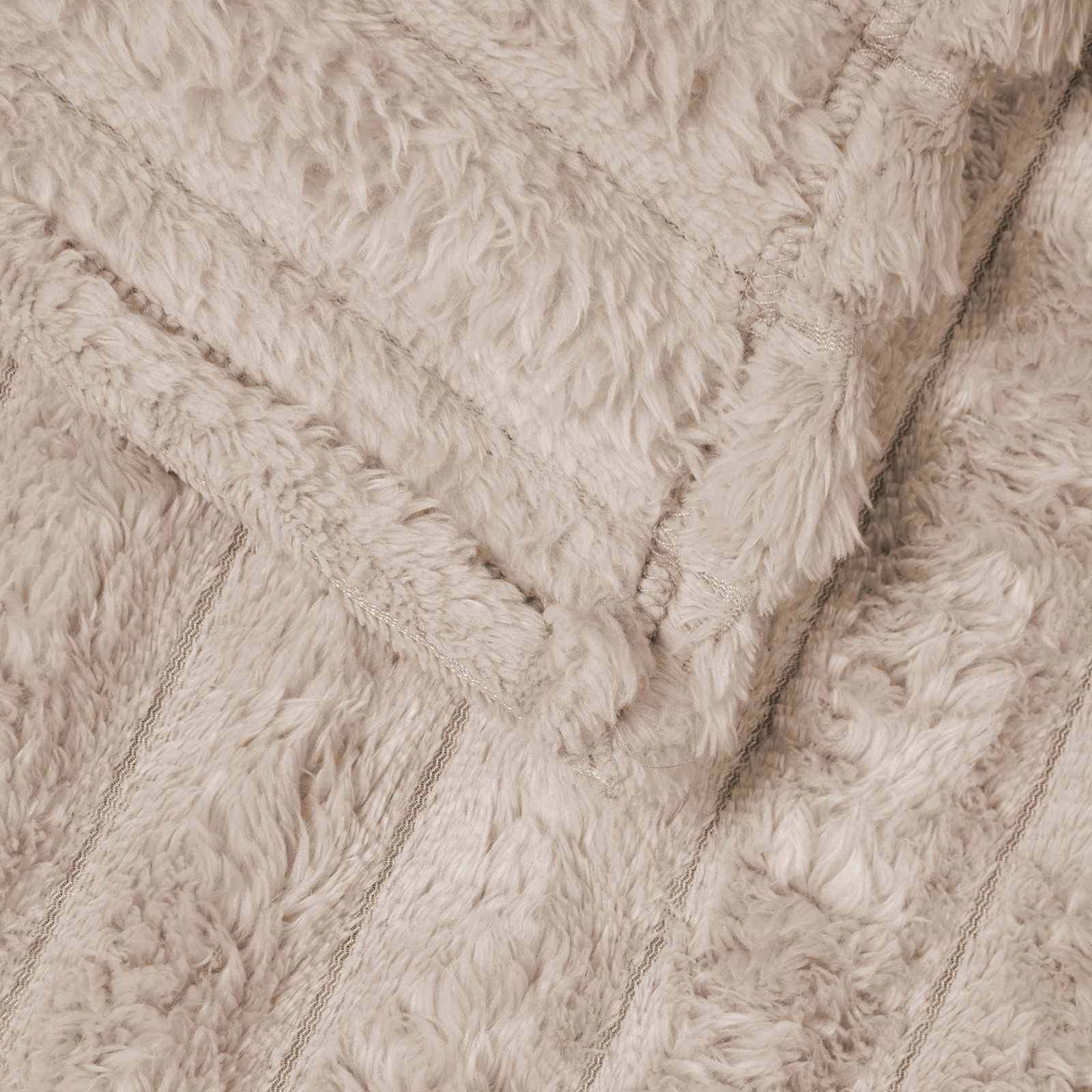 Coperta Beige 150 x 130 cm Panno 42016821
