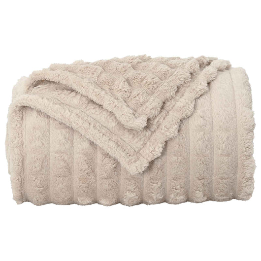 Coperta Beige 150 x 130 cm Panno 42016821