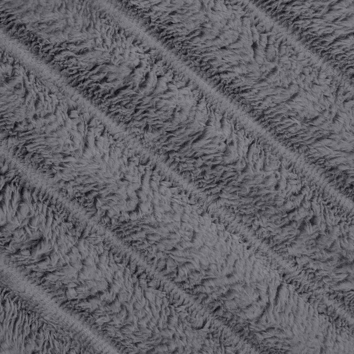 Coperta Grigio scuro 200 x 150 cm Panno 42016830