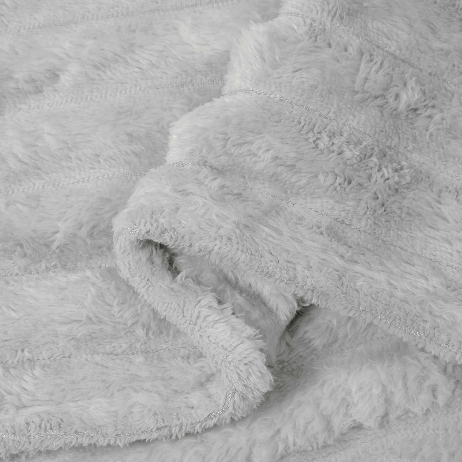 Coperta Grigio 200 x 150 cm Panno 42016834