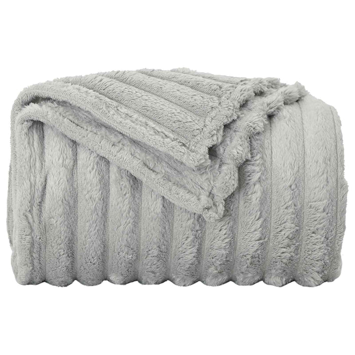 Coperta Grigio 270 x 240 cm Panno 42016836